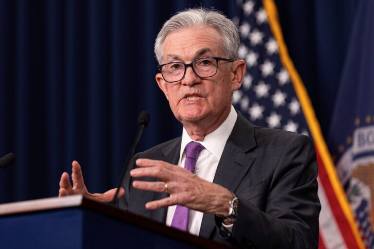 us-federal-reserve-chair-jerome-powell-attends-press-conference-in-washington-dc-july-2023